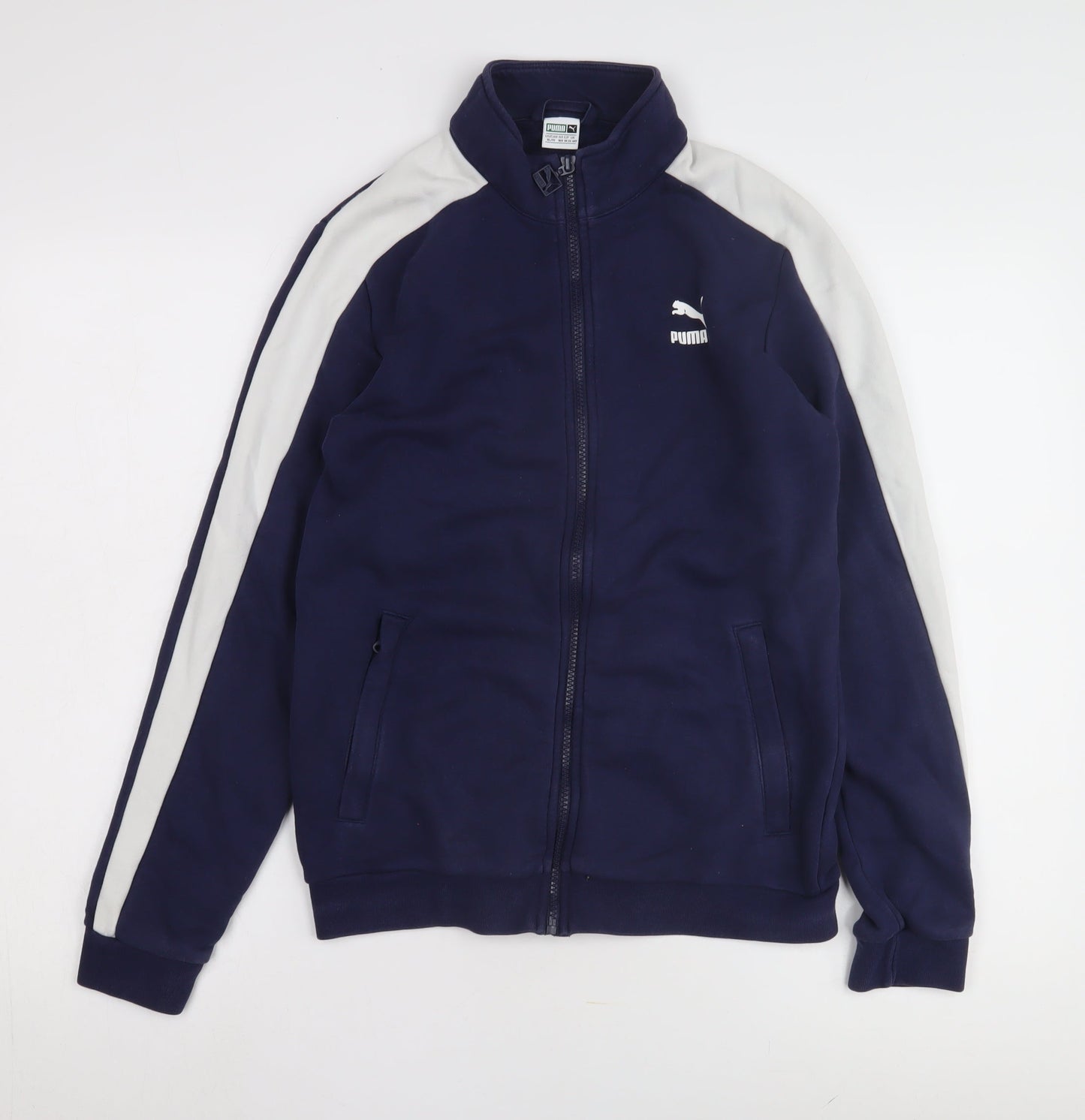 Puma Boys Blue XL Track Jacket with Logo Accents