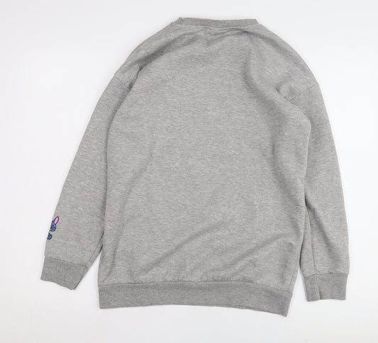 Womens UK Size S Disney Grey Pullover Sweatshirt