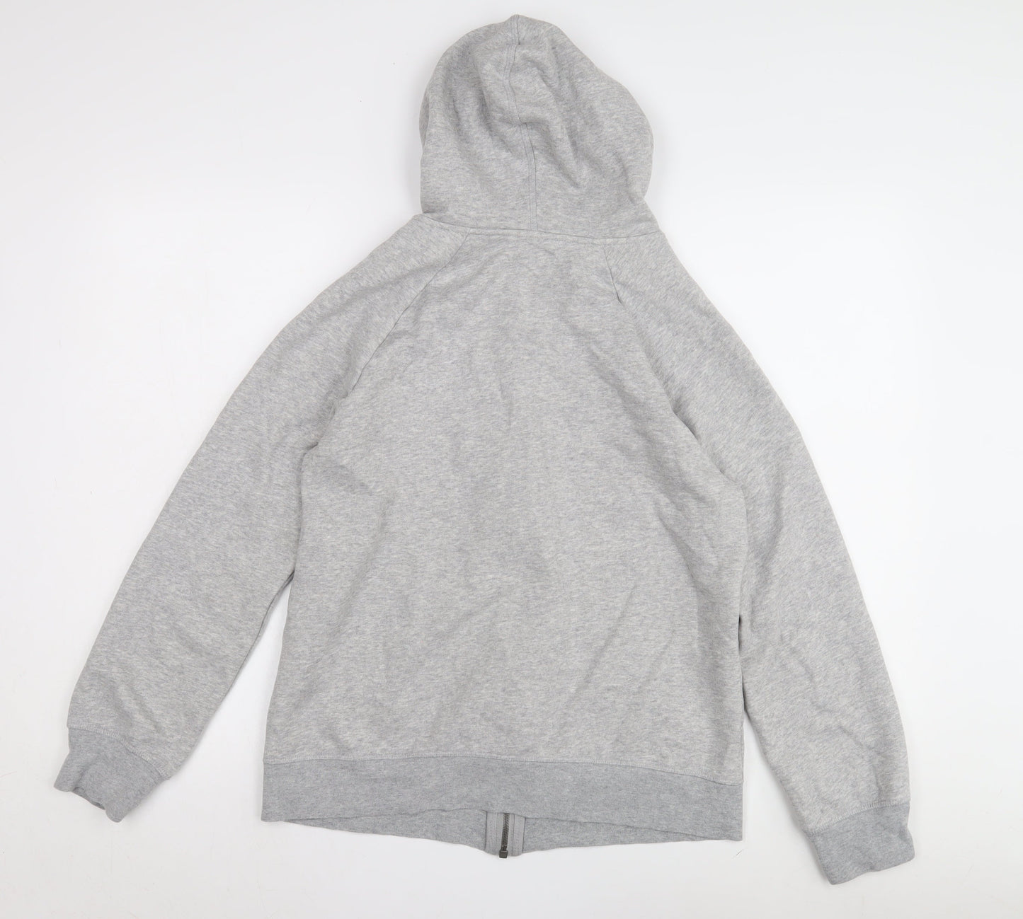 Reebok Unisex Grey Full Zip Hoodie, Size M