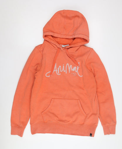 Animal Women's Orange Pullover Hoodie Size 12