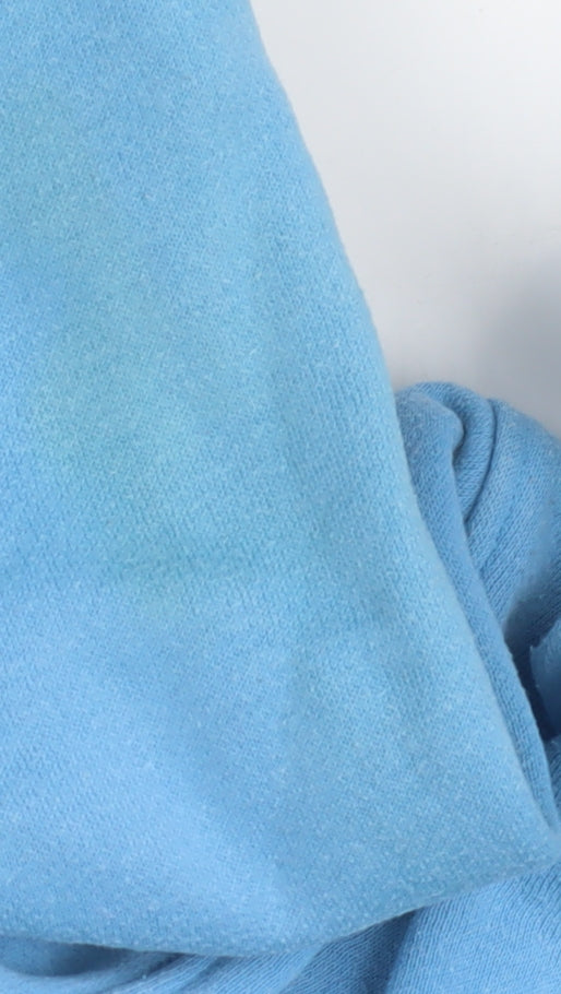 Hollister Blue Unisex Pullover Hoodie M - Casual & Trendy