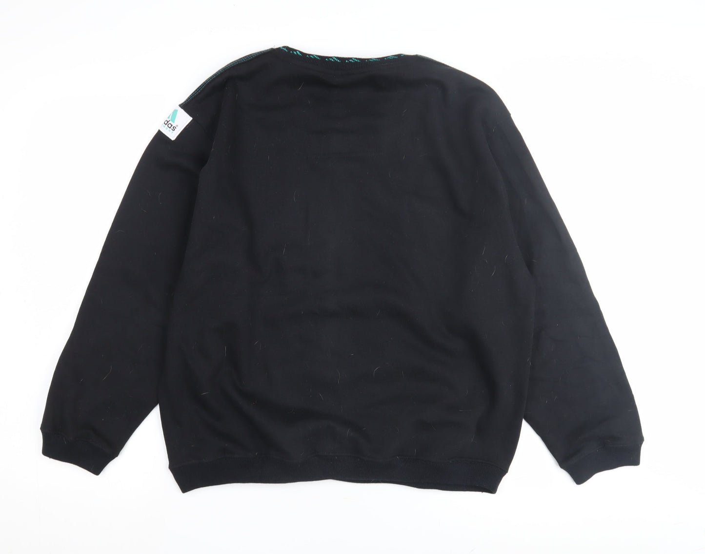 Adidas Women's Black Sweatshirt M Cotton Blend