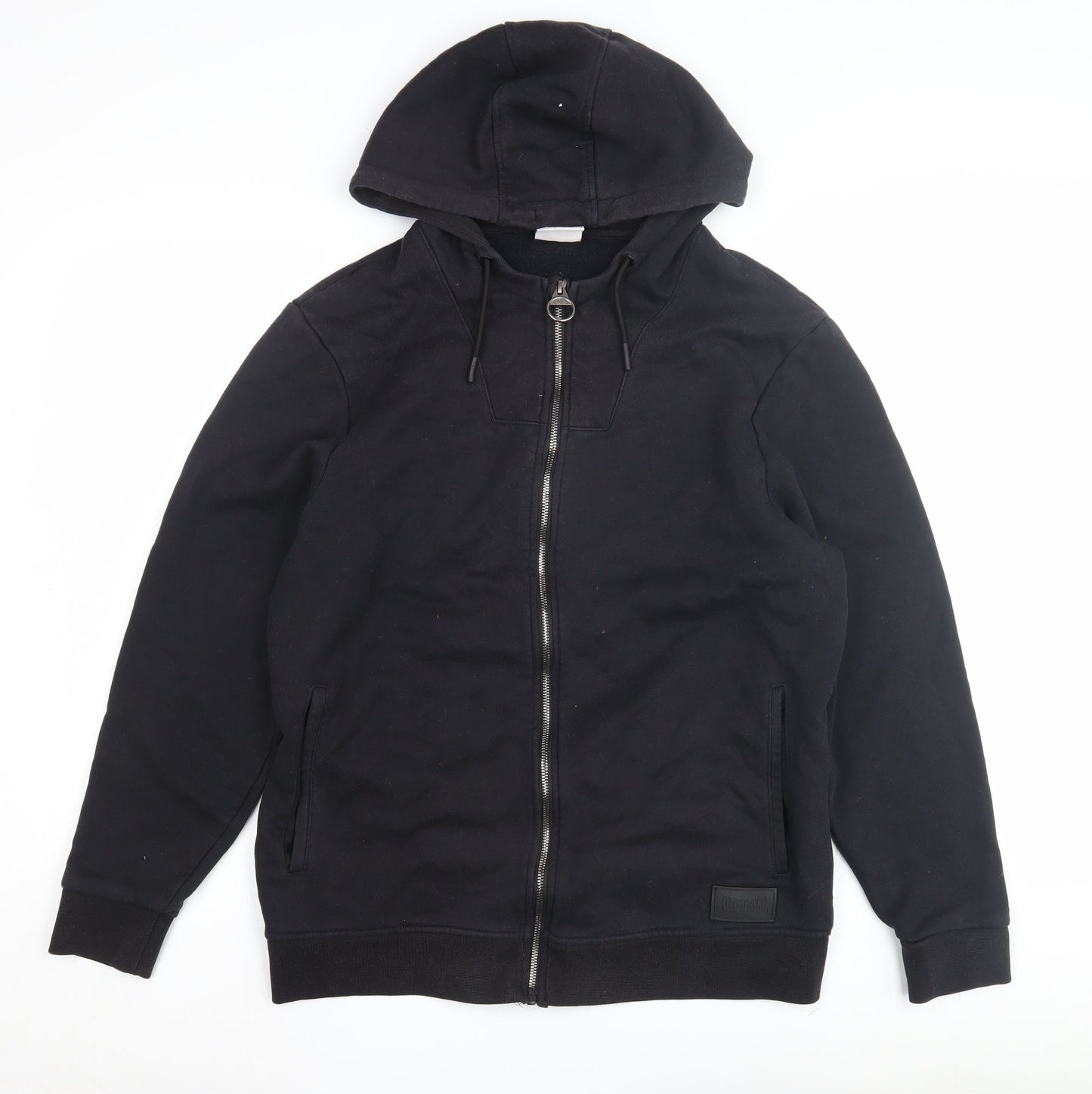 Lonsdale Unisex Black Full Zip Hoodie Size 14
