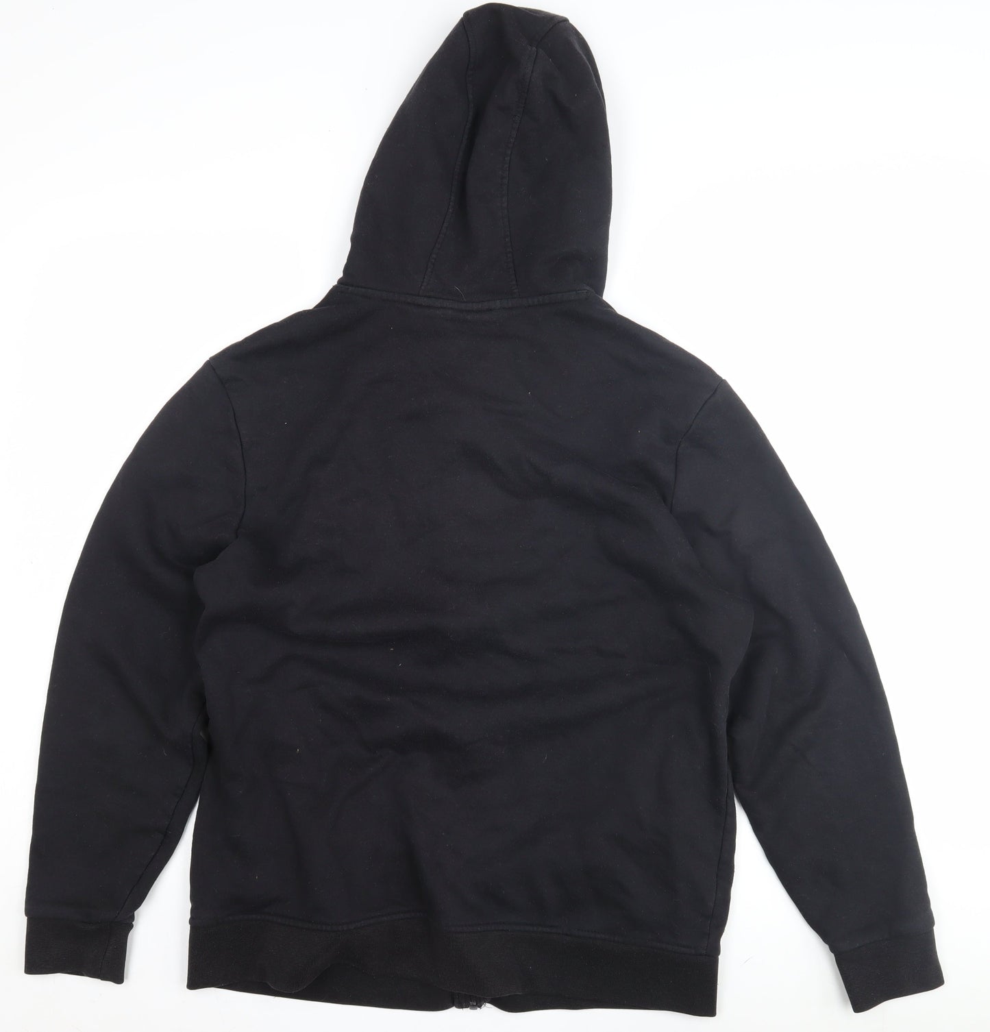 Lonsdale Unisex Black Full Zip Hoodie Size 14