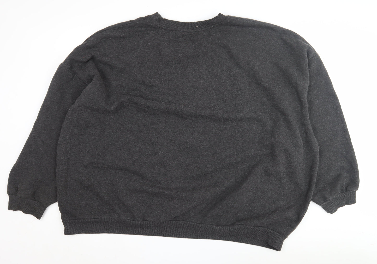 Unisex Adults UK Size 24 Disney at George Black Pullover Sweatshirt