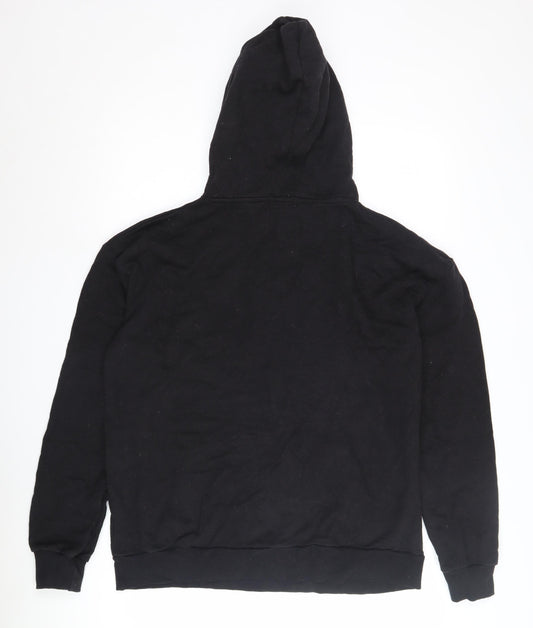 Unisex Adults UK Size XS NASA Black Pullover Sweatshirt