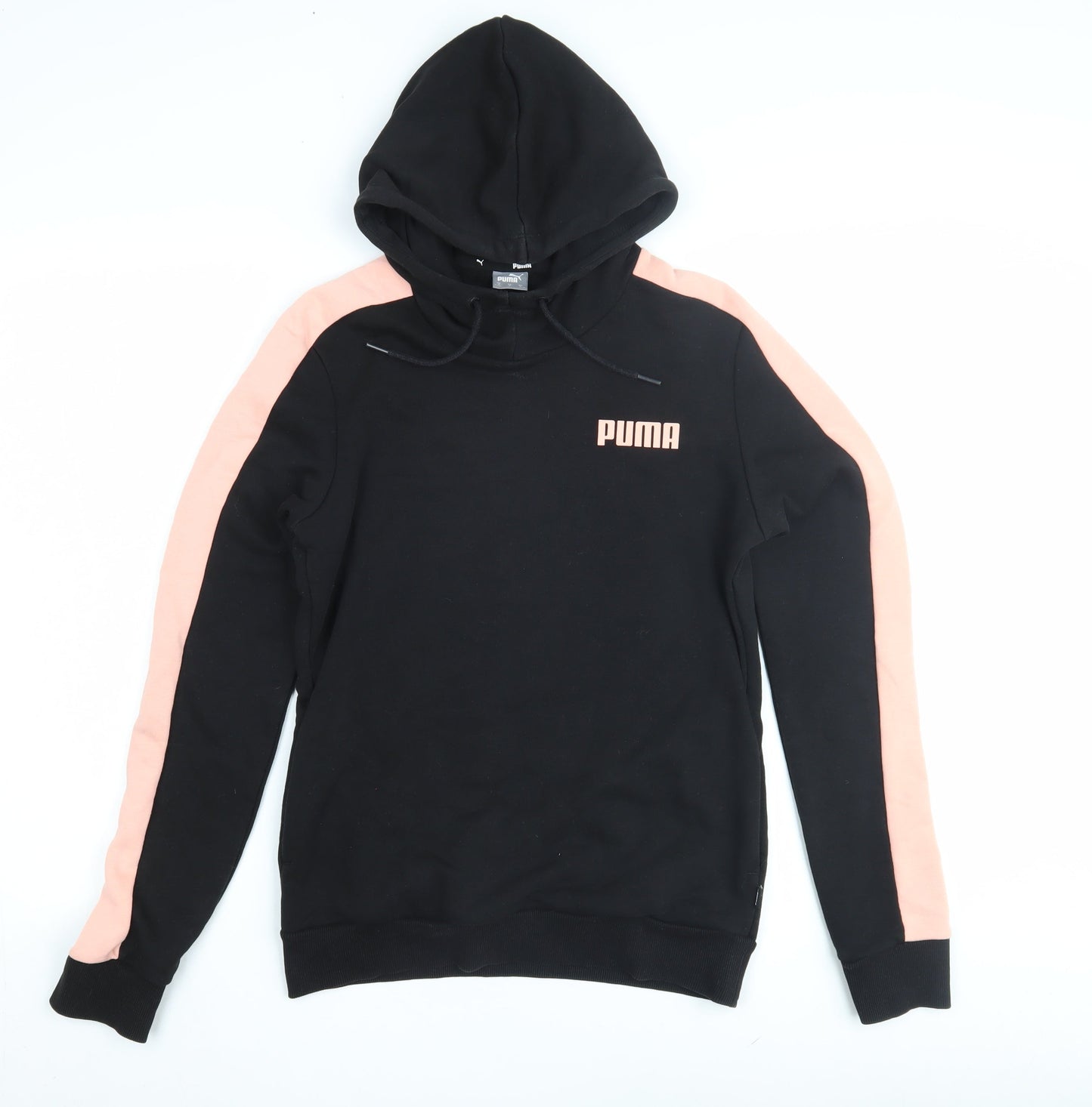 Womens UK Size S PUMA Black Pullover Hoodie