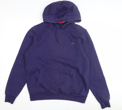 Mens UK Size S Slazenger Purple Pullover Hoodie