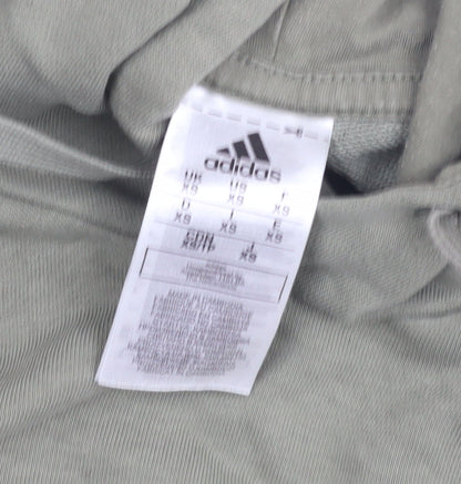 Adidas Men's Green Pullover Hoodie XS