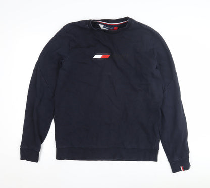 Tommy Hilfiger Men's Black L Pullover Sweatshirt