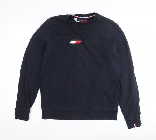 Tommy Hilfiger Men's Black L Pullover Sweatshirt