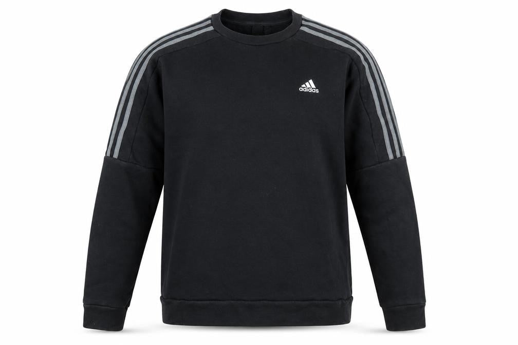 Mens UK Size M adidas Black Pullover Sweatshirt