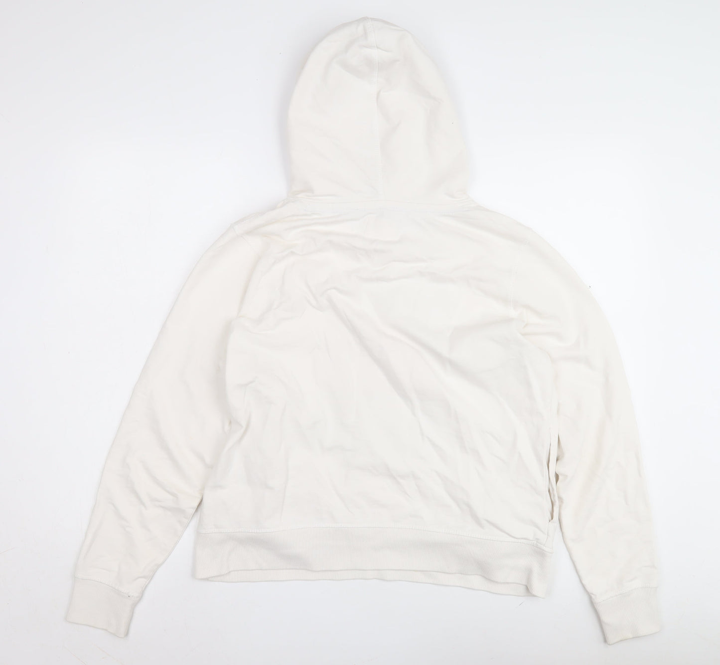 Saltrock Unisex White Pullover Hoodie, Graphic Print, Casual