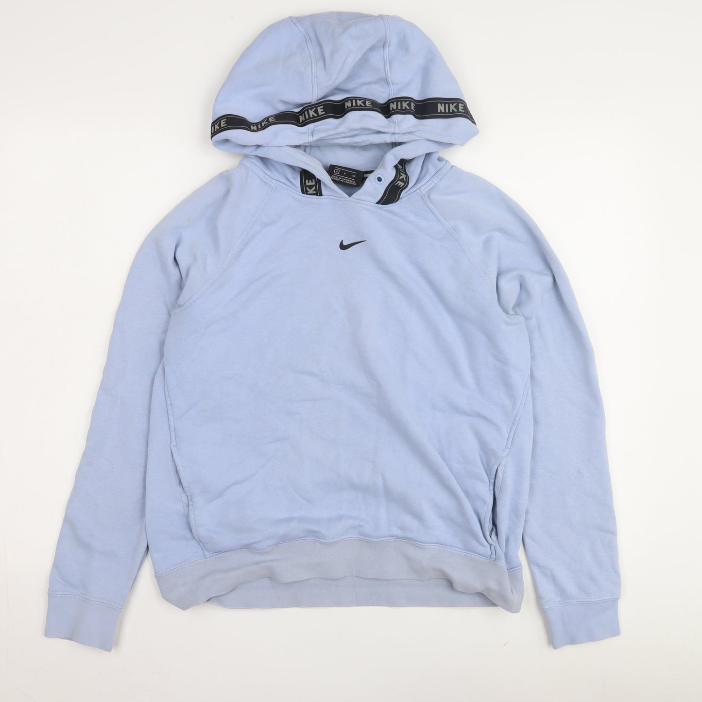 Mens UK Size S Nike Blue Pullover Hoodie