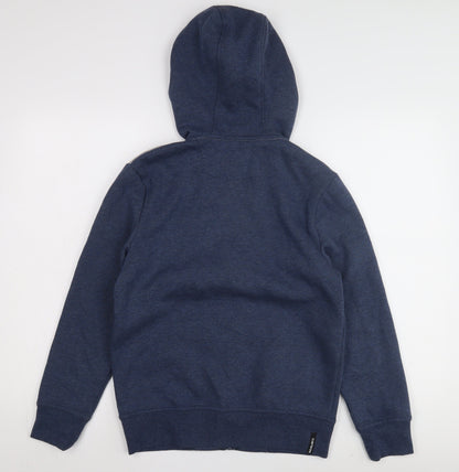 Carbrini Boys Blue Grey Full Zip Hoodie 12-13 Years