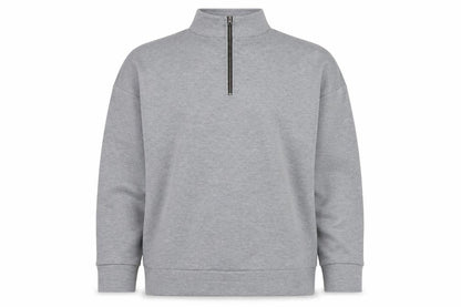 Next Grey Women's Sweatshirt, Size 7, Casual High Neck