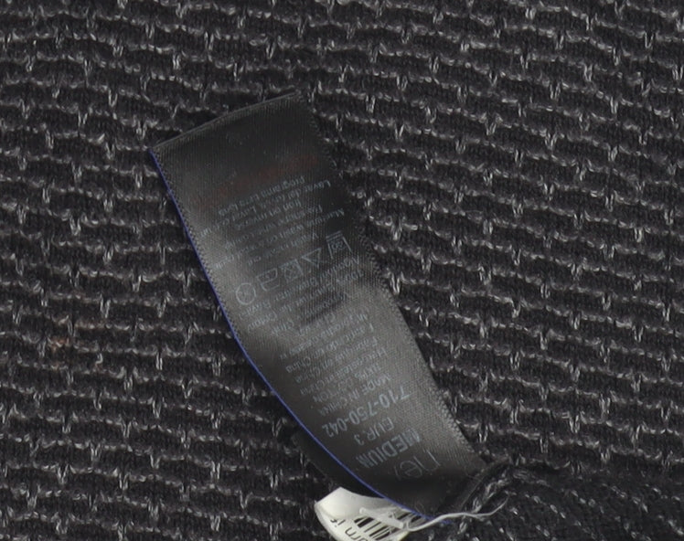 Next Men's Black Short Sleeve Polo Shirt