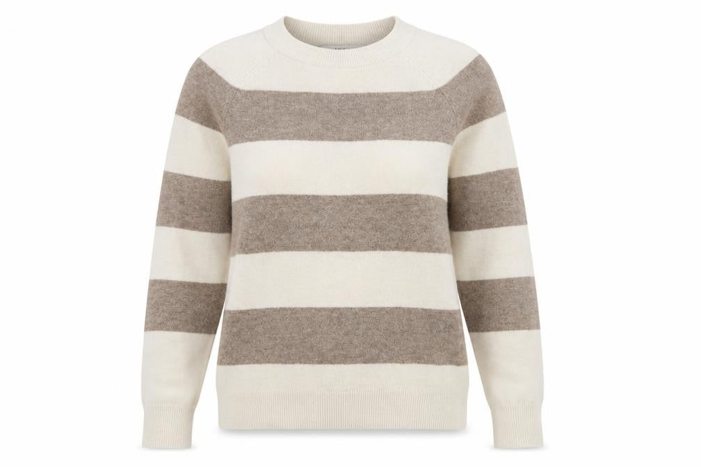 Womens UK Size XS Marks and Spencer Beige Pullover Jumper