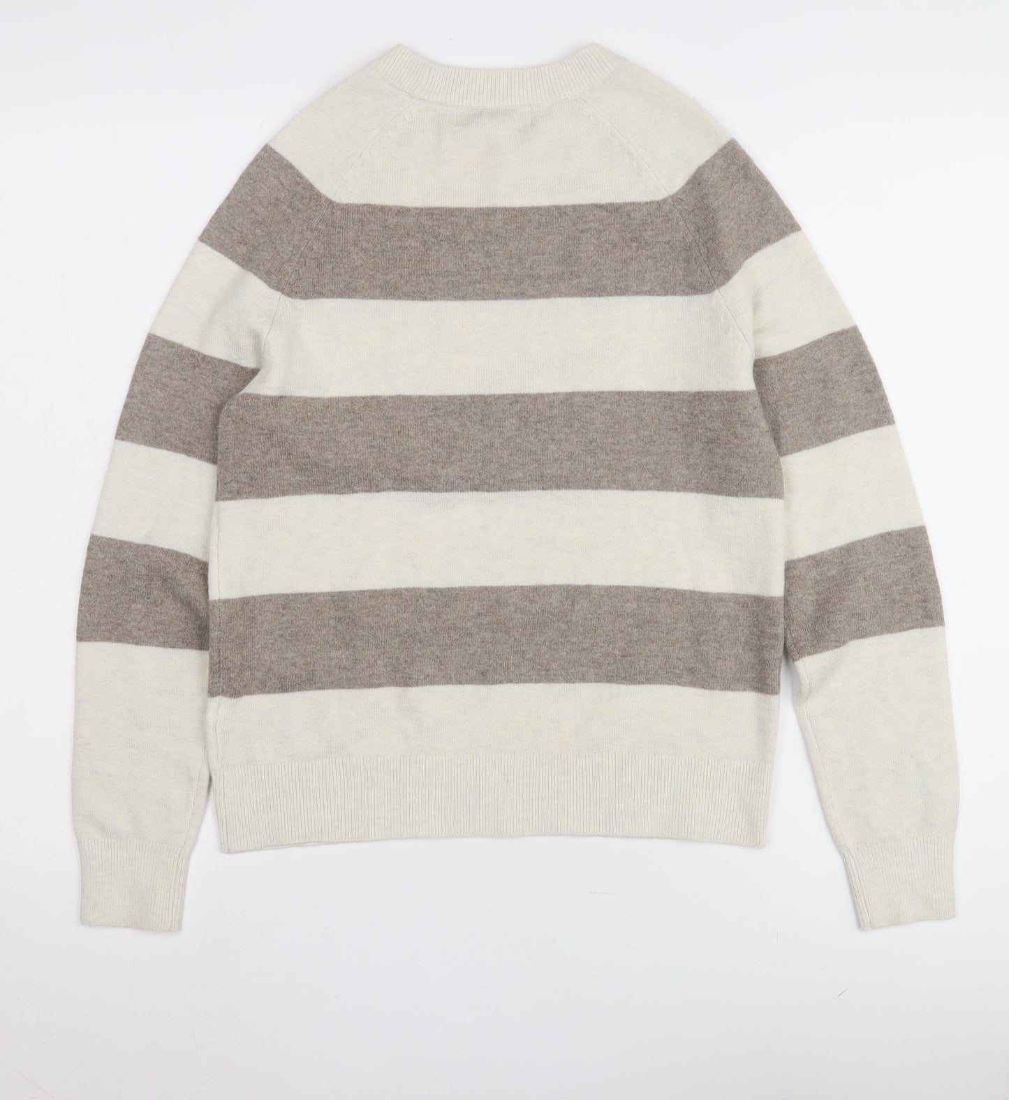 Womens UK Size XS Marks and Spencer Beige Pullover Jumper