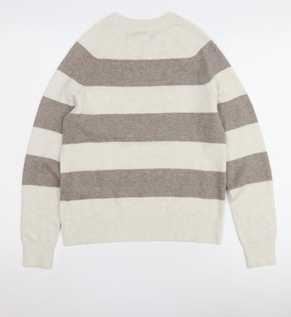 Womens UK Size XS Marks and Spencer Beige Pullover Jumper