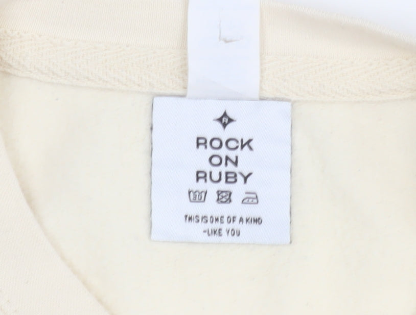 Rock On Ruby Ivory Unisex Sweatshirt S