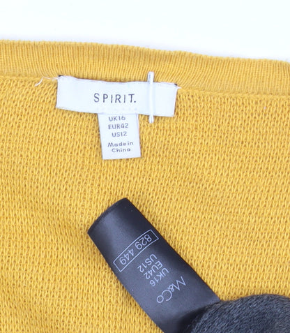 Womens UK Size 16 Spirit Multicoloured Cardigan Jumper