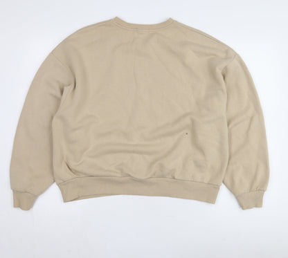 Stradivarius Beige Women's Sweatshirt, Size 14