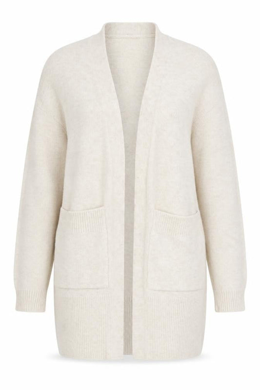 Womens UK Size 12 Stradivarius Ivory Cardigan Jumper