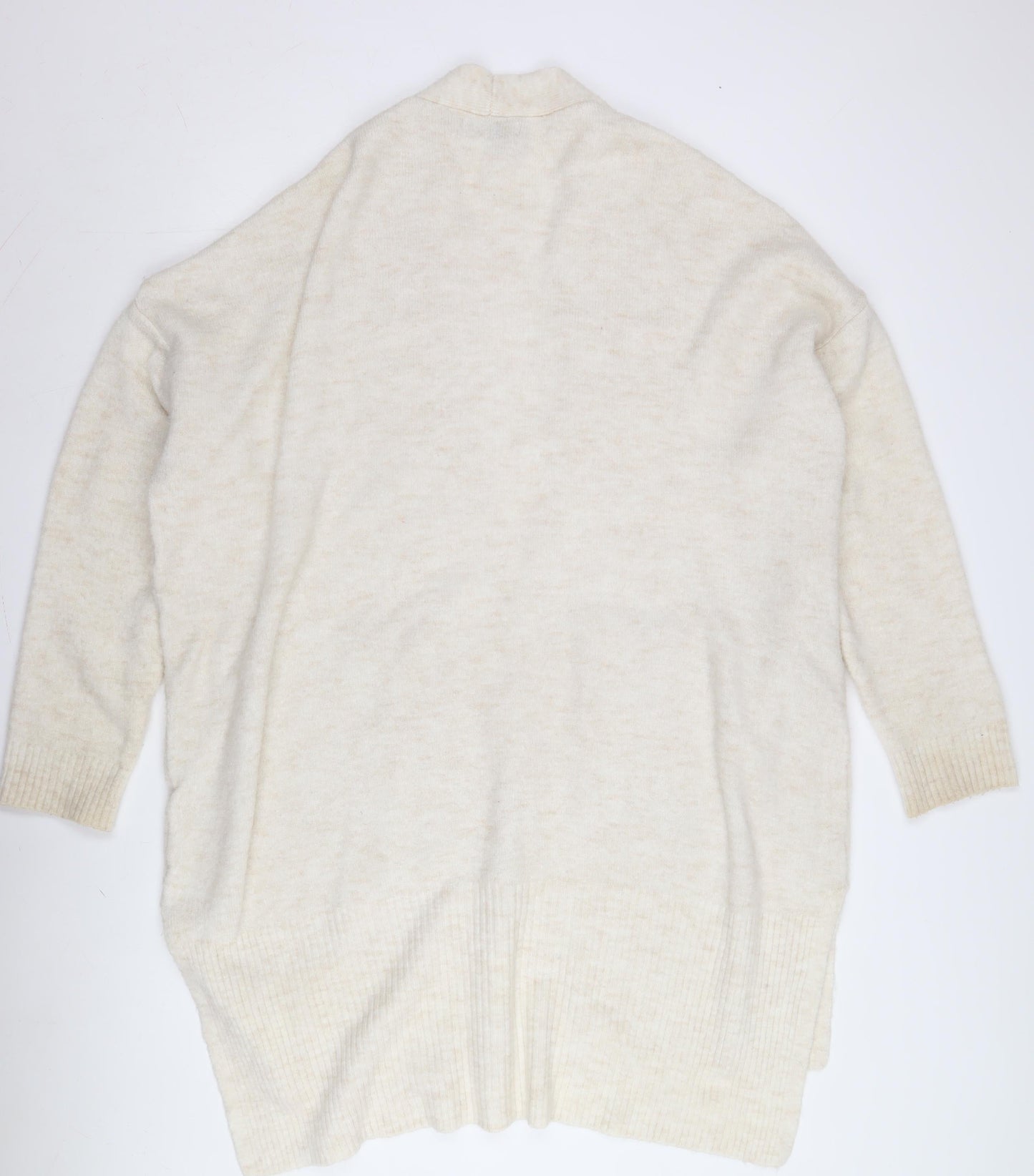 Womens UK Size 12 Stradivarius Ivory Cardigan Jumper