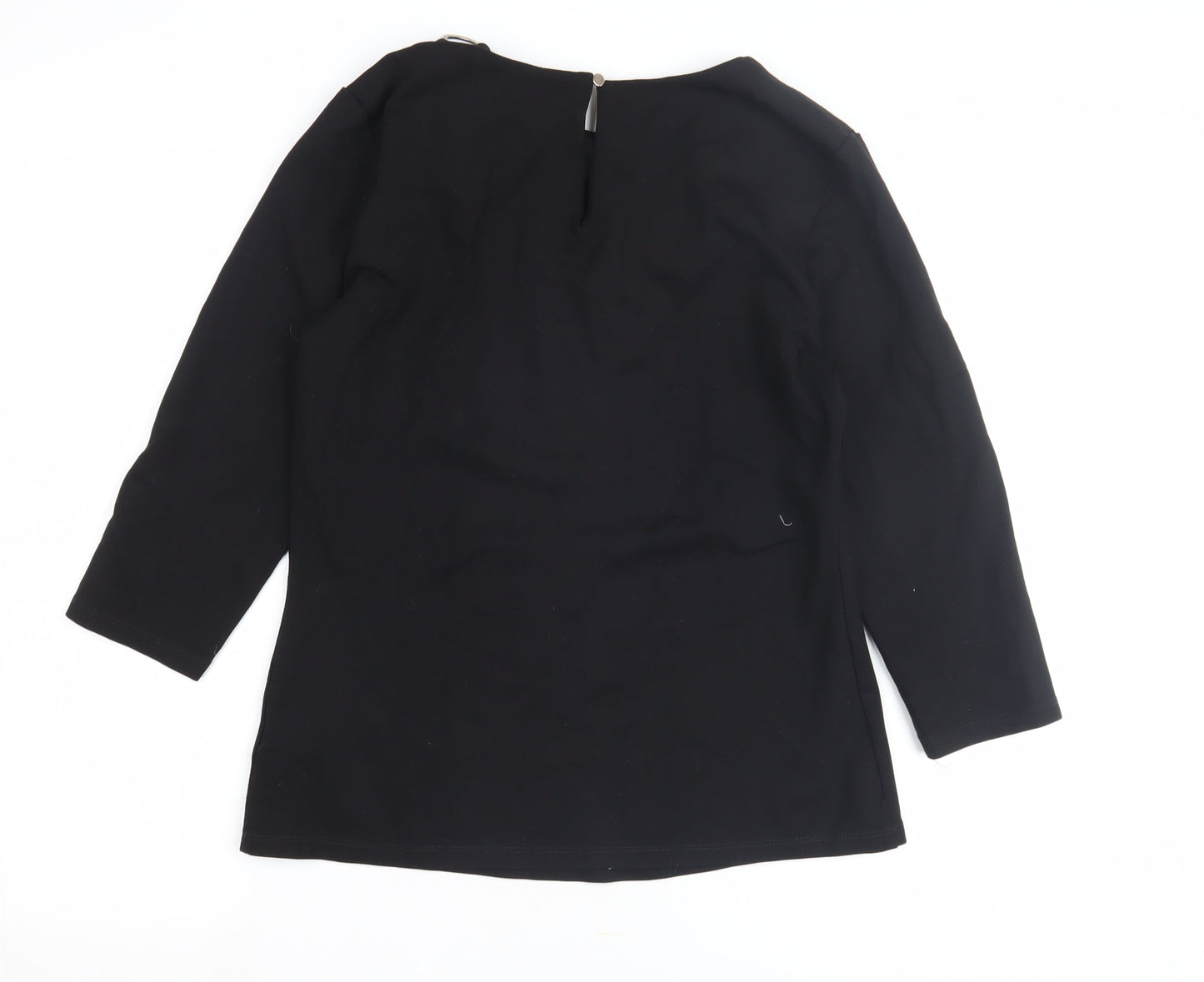Womens UK Size 16 Star by Julien Macdonald Black Basic Blouse