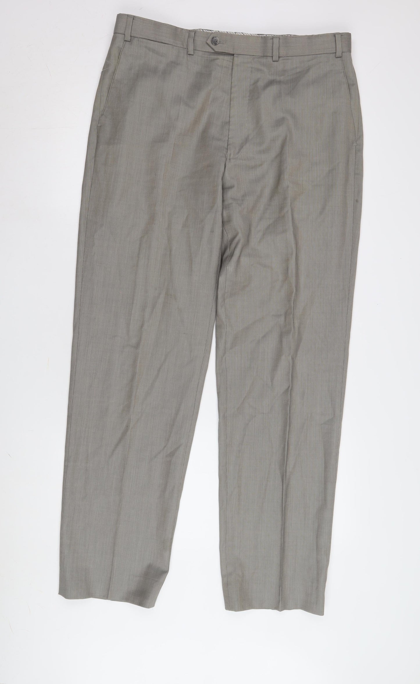 Marks and Spencer Men's Trousers, Size 34, Wool Blend