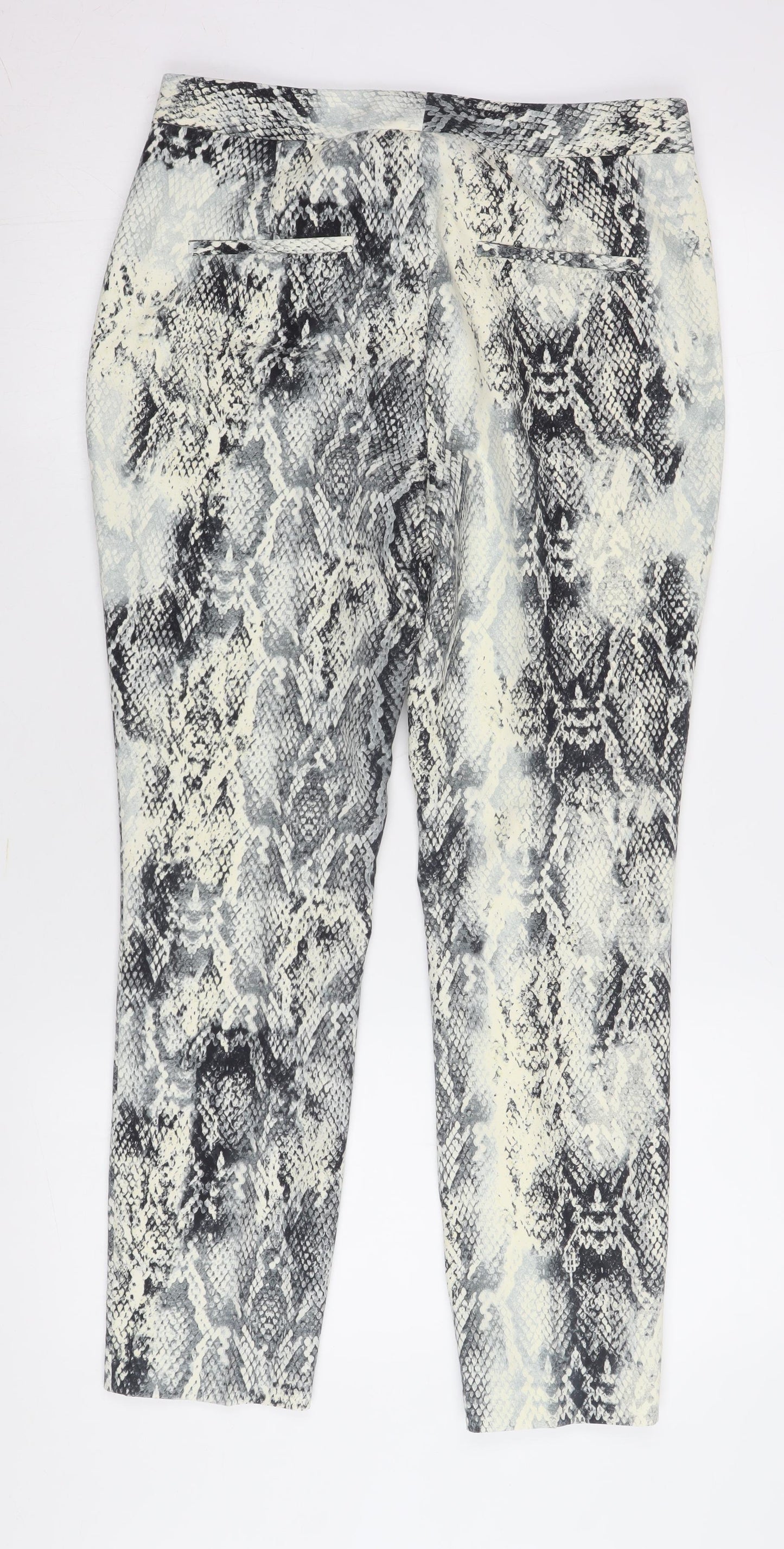 Womens UK Size M Zara Regular Fit Casual Multicoloured Trousers