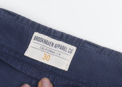 Brookhaven Men's Blue Cargo Shorts - Medium