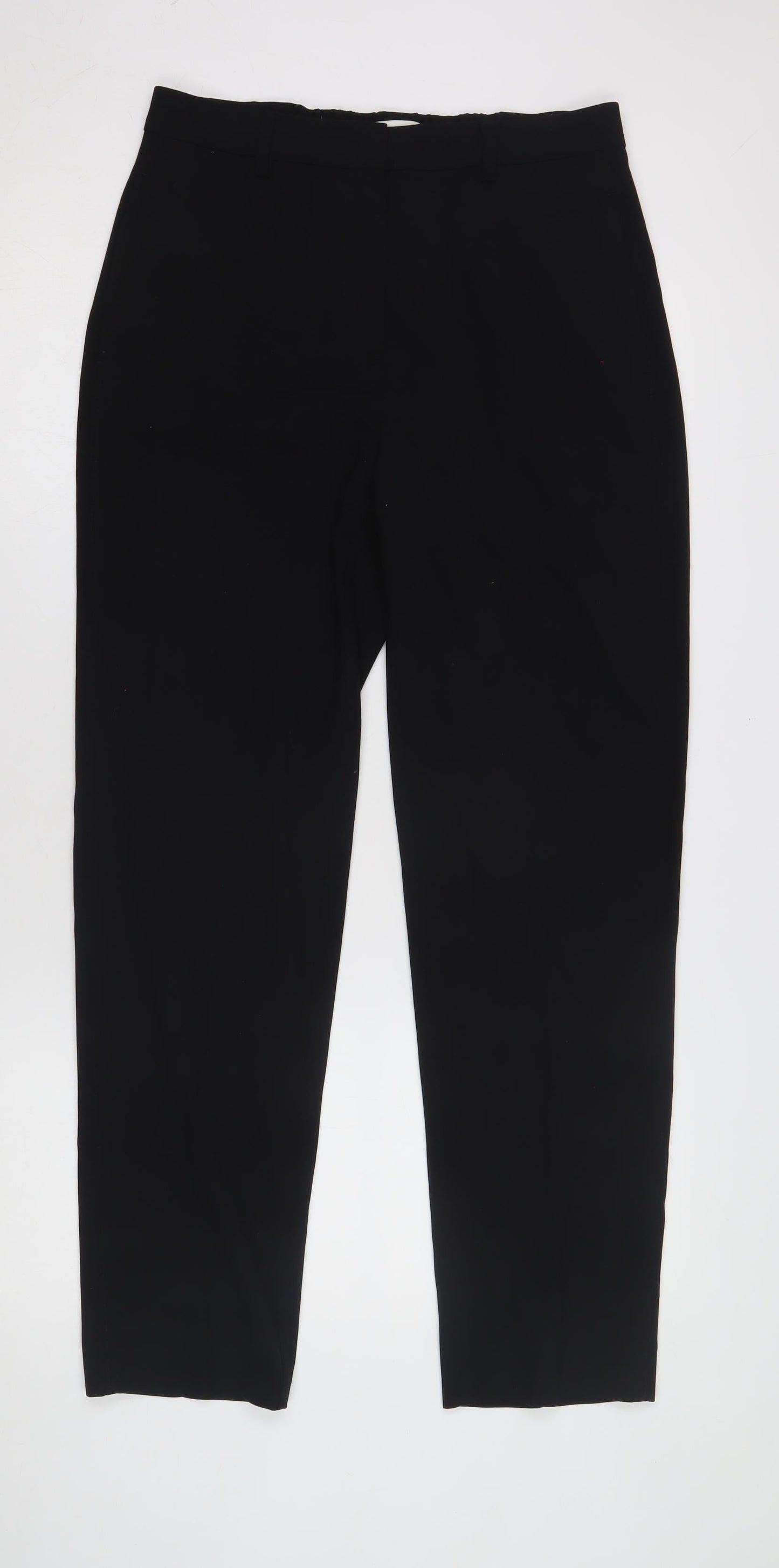Womens UK Size 10 Marks and Spencer Regular Fit Workwear Black Trousers