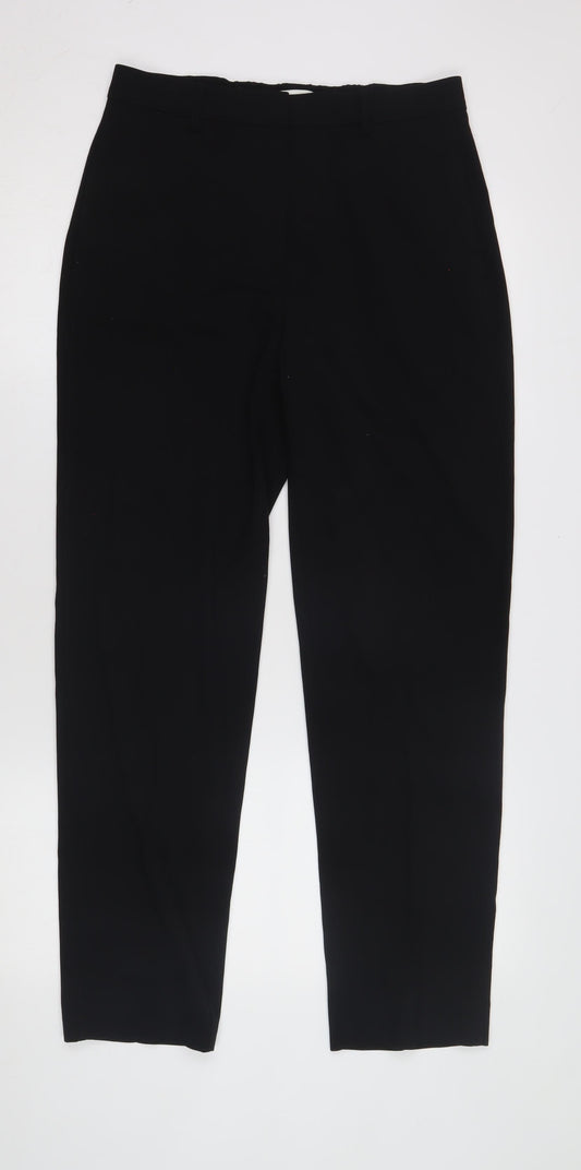 Womens UK Size 10 Marks and Spencer Regular Fit Workwear Black Trousers