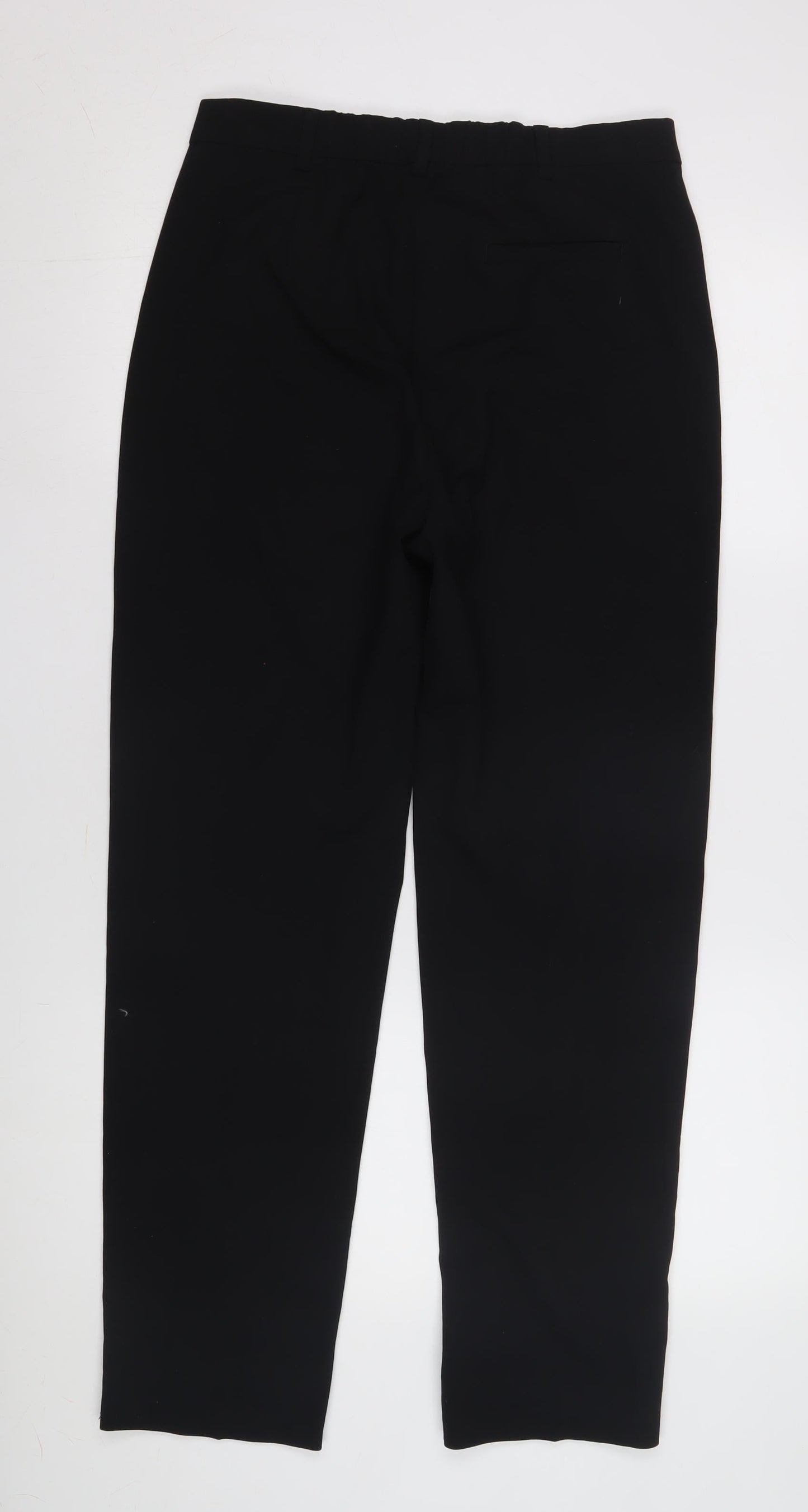 Womens UK Size 10 Marks and Spencer Regular Fit Workwear Black Trousers