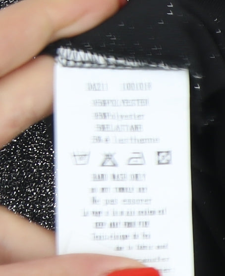 AX Women's Silver Halter Sheath Mini Party Dress