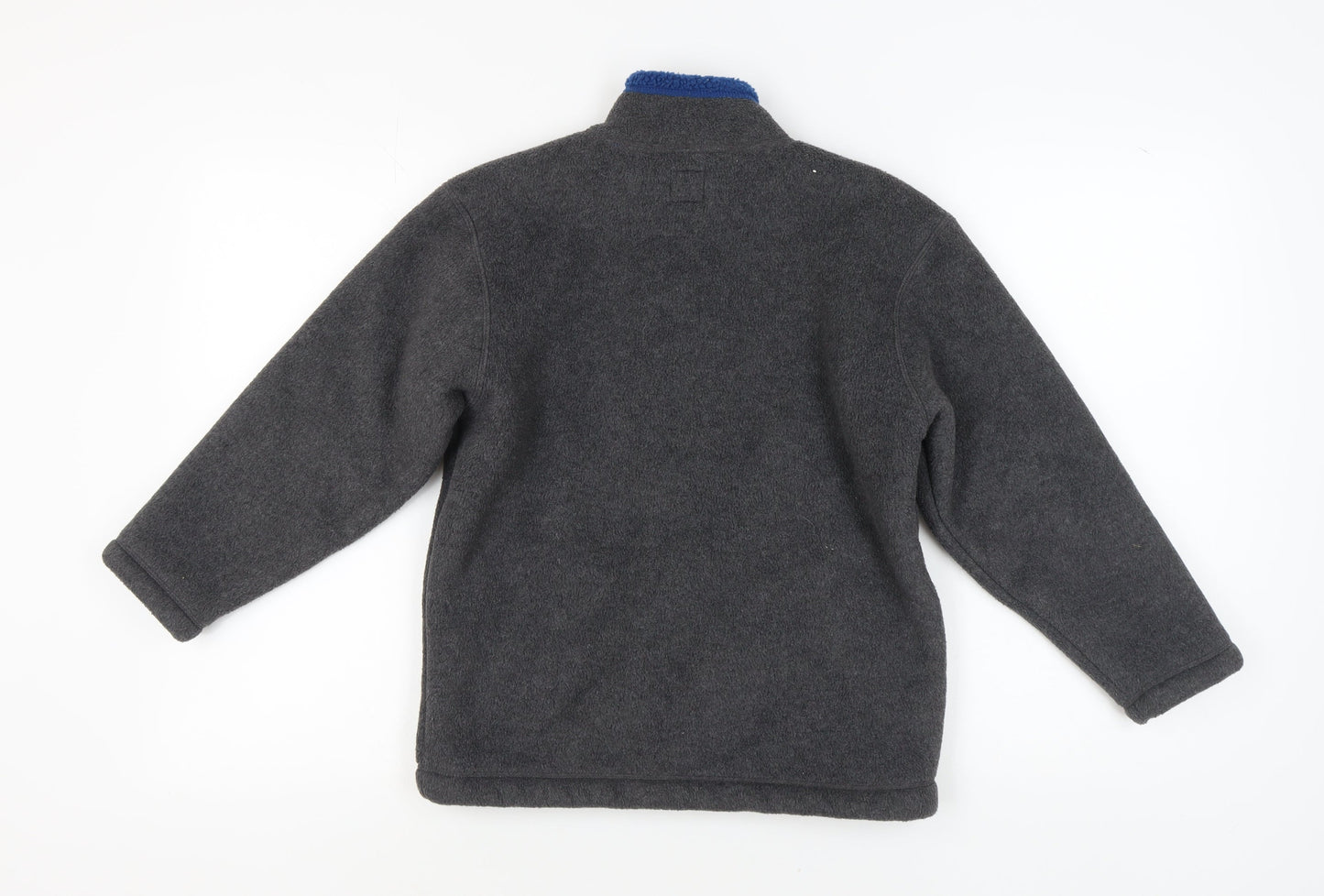 GAP Boys Grey Puffer Jacket Size L Full Zip