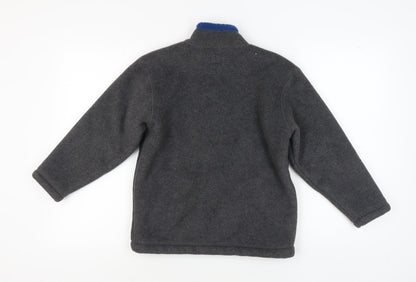 GAP Boys Grey Puffer Jacket Size L Full Zip