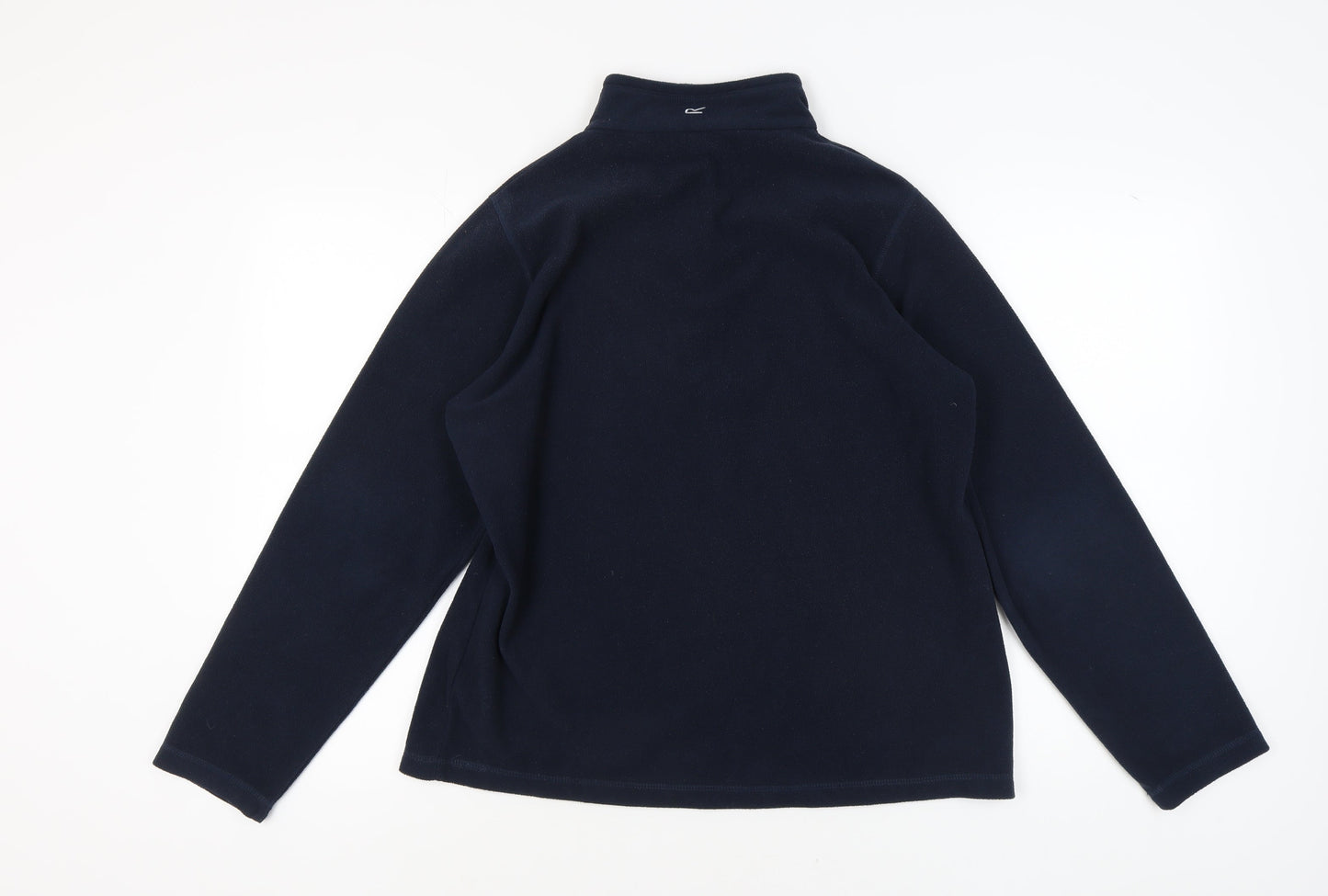 Regatta Women's Blue Fleece Sweatshirt UK 16 Zip