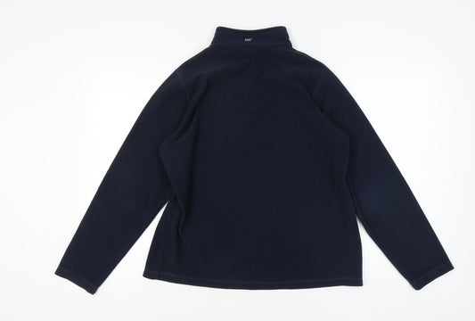 Regatta Women's Blue Fleece Sweatshirt UK 16 Zip