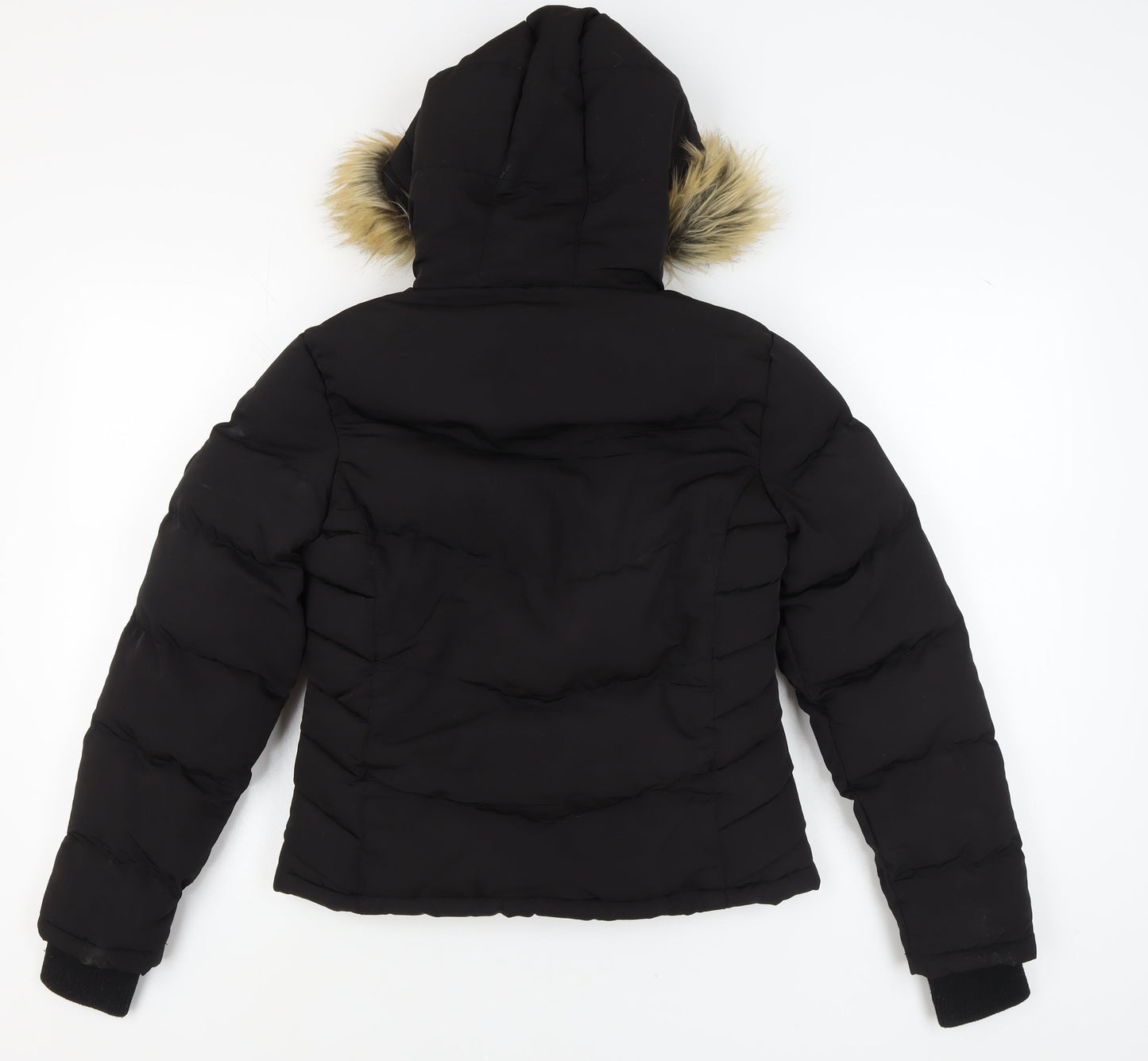 Womens UK Size 6 SoulCal & Co Black Puffer Jacket