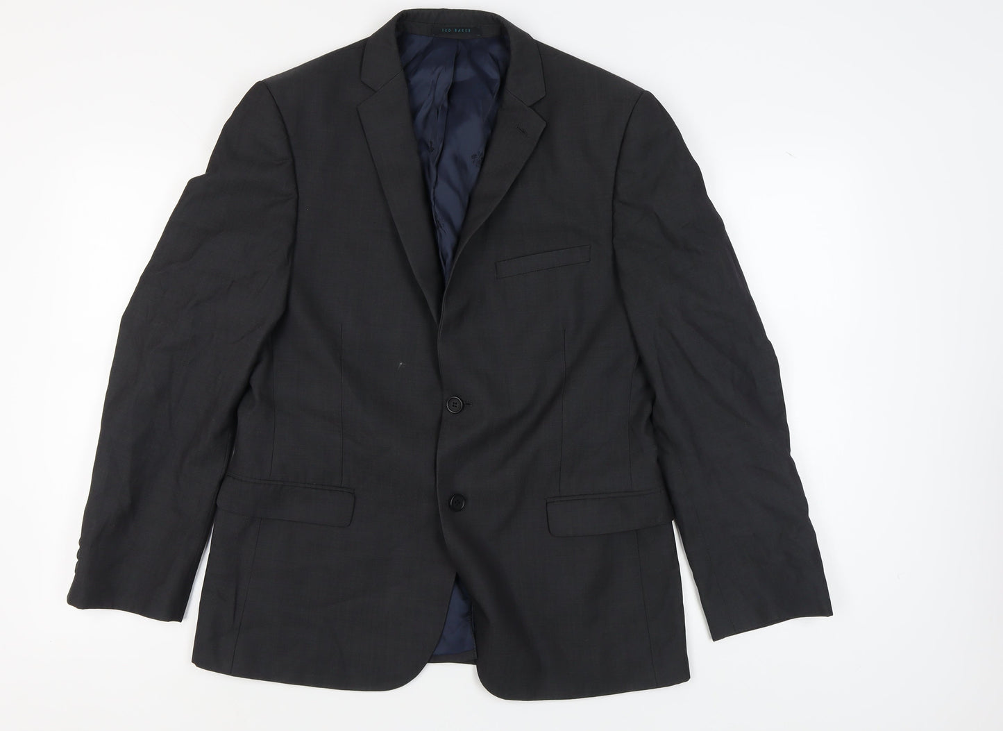 Mens UK Size 40 Ted Baker Regular Grey Suit Jacket