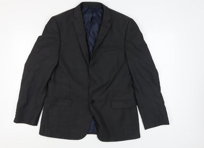 Mens UK Size 40 Ted Baker Regular Grey Suit Jacket
