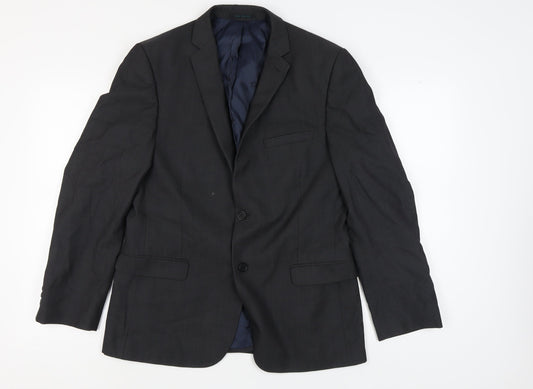 Mens UK Size 40 Ted Baker Regular Grey Suit Jacket