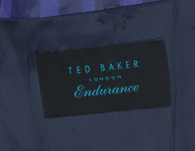Mens UK Size 40 Ted Baker Regular Grey Suit Jacket