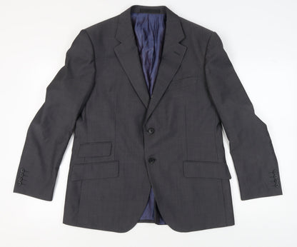 Mens UK Size 42 Marks and Spencer Regular Grey Suit Jacket
