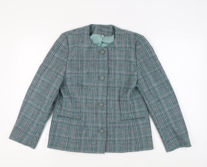Honor Millburn Women's Multicolour Wool Blazer - Size 14