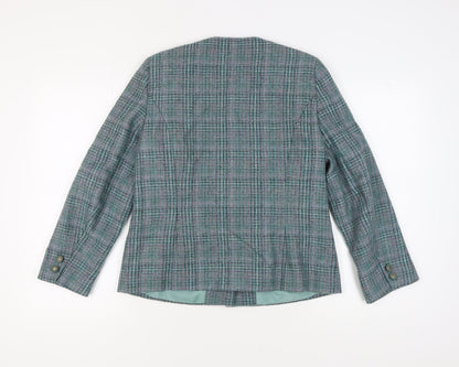 Honor Millburn Women's Multicolour Wool Blazer - Size 14