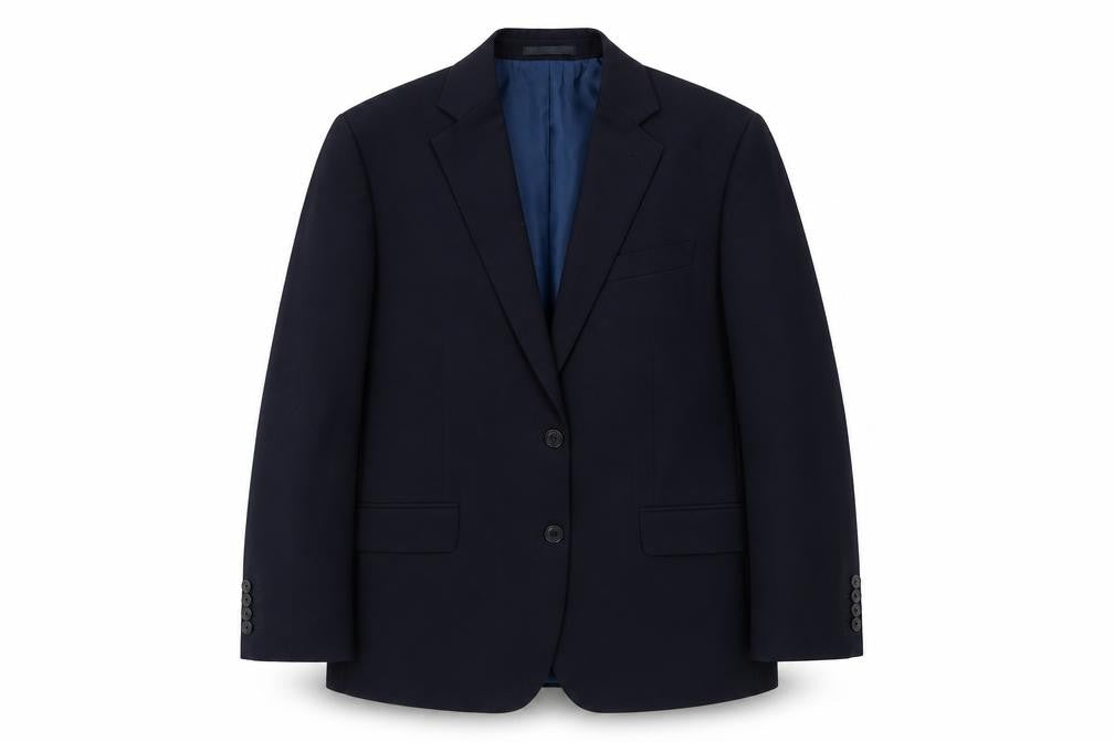 Mens UK Size 40 Marks and Spencer Regular Blue Suit Jacket